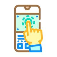 user testing ux ui design color icon vector illustration