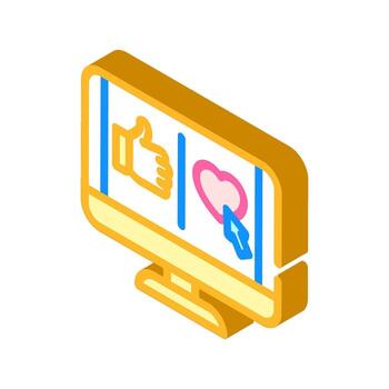 microinteracciones ux ui diseño isométrica icono vector ilustración