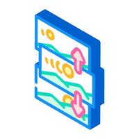 parallax scrolling ux ui design isometric icon vector illustration