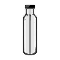 sport stainless bottle cartoon vector illustration