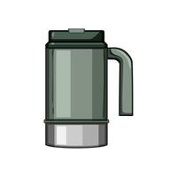 thermal thermos cup cartoon vector illustration
