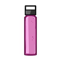 plastic water bottle cartoon vector illustration