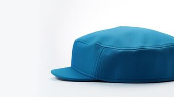 AI generated Photo of Blue Flat Cap isolated on white background. AI Generated