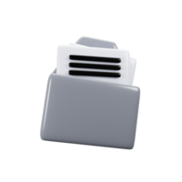 General user interface icon concept. 3d rendering mail icon png