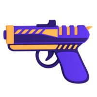 pistol 3d illustration för uiux, webb, app, presentation, etc png