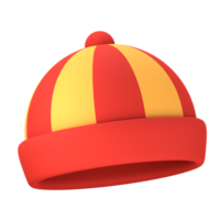 Chinese Hat 3D Illustration for uiux, web, app, presentation, etc png