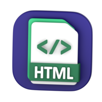 html file 3d illustrazione per uix, ragnatela, app, presentazione, eccetera png