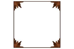 Tree Trunk Ornament Frame Border For Decoration Nature Theme vector