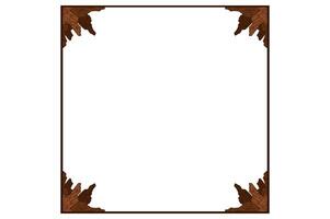 Tree Trunk Ornament Frame Border For Decoration Nature Theme vector