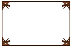 Tree Trunk Wood Ornament Frame Border Vector