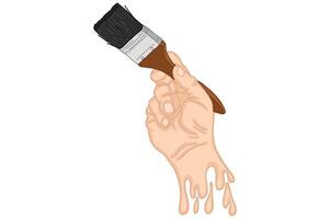Hands Are Making Handicrafts vector