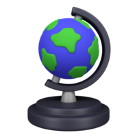 World Map 3D Illustration for uiux, web, app, presentation, etc png