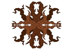 Tree Trunk Ornament Frame Border For Decoration Nature Theme vector