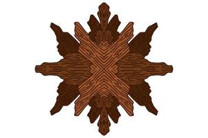 Tree Trunk Ornament Frame Border For Decoration Nature Theme vector