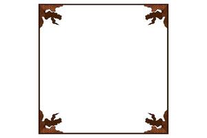 Tree Trunk Wood Ornament Frame Border Vector