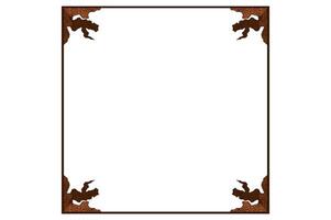 Tree Trunk Wood Ornament Frame Border Vector