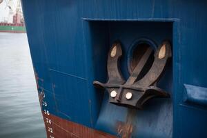 harbor anchor ship background photo