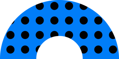 demi-cercle figure Contexte polka points. png