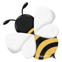 flying bee illustration png