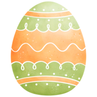 Watercolor Easter Egg Illustration png