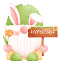 Aquarell Ostern Gnom Illustration png