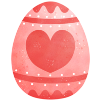 Watercolor Easter Egg Illustration png