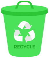 monde Terre journée main tiré mignonne écologie mode de vie recyclage poubelle png