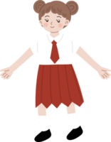 indonesian elementary student illustration png