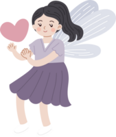 mignonne Fée dessin animé personnage illustration png