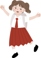 indonesian elementary student illustration png