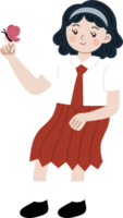 indonesian elementary student illustration png