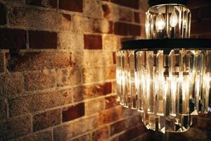 Modern and industrial style lamps decorated in a modern style reception area photo