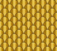 Gold Art Deco Seamless Repeat Pattern Background vector
