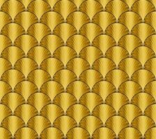 Gold Art Deco Seamless Repeat Pattern Background vector