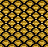 Gold Art Deco Great Gatsby Style Seamless Repeat Pattern Background vector