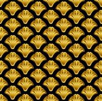 Gold Art Deco Great Gatsby Style Seamless Repeat Pattern Background vector