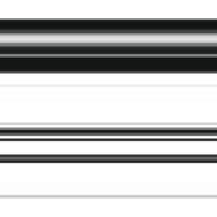 Black striped abstract overlay. Motion effect. PNG graphic illustration with transparent background.