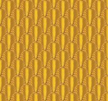 Gold Art Deco Seamless Repeat Pattern Background vector