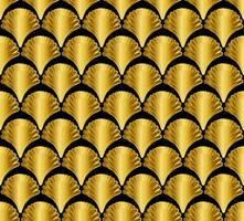 Gold Art Deco Great Gatsby Style Seamless Repeat Pattern Background vector