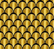 Gold Art Deco Great Gatsby Style Seamless Repeat Pattern Background vector