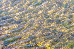 Natural texture in nature with natural water wave pattern photo