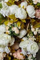 Artificial flower background valentine, wedding, romantic, marriage day photo