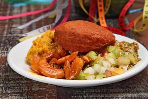 comida desde del nordeste Brasil con africano influencia foto