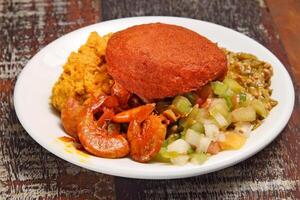 comida desde del nordeste Brasil con africano influencia foto