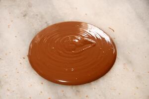 step by step production of chocolate candies photo