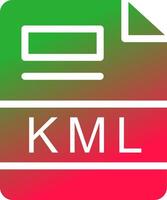 KML Creative Icon Design vector