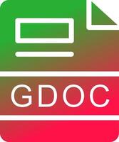 Glyph Gradient Design vector