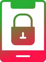 Lock Screen Creative Icon Design vector
