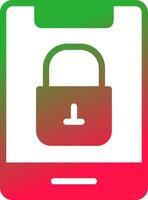 Lock Screen Creative Icon Design vector