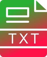 TXT Creative Icon Design vector